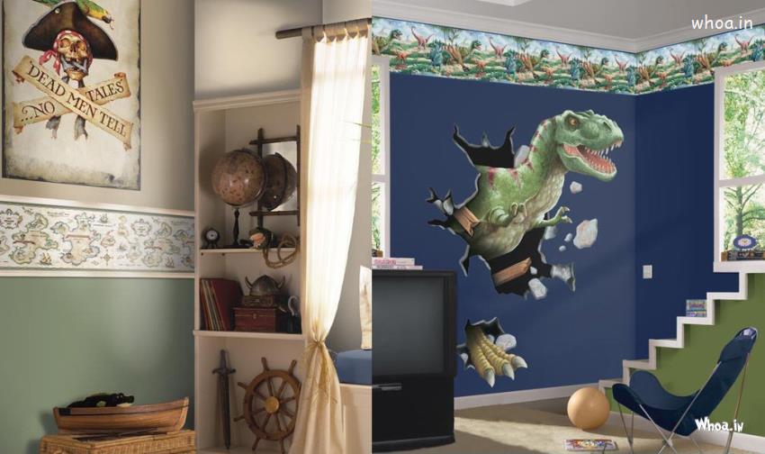 Dinosaur Kids Room Decor With Bedrooms Dinosaurus Theme