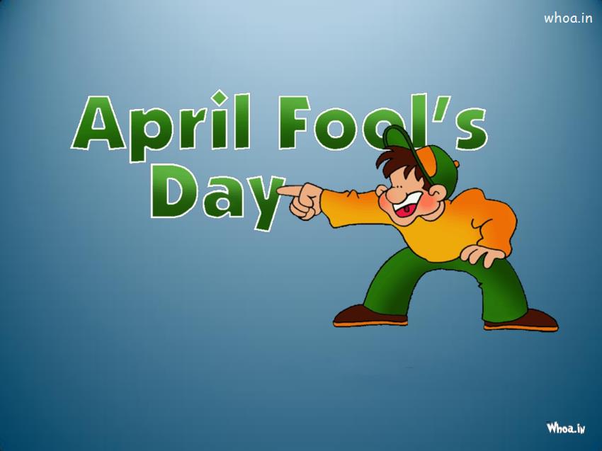 Happy Fool's Day With Funny Cartoon HD Wallpaper