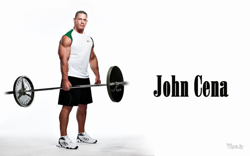 John Cena Doing Weight Lifting
