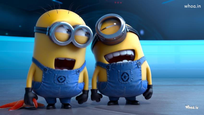 Laughing Minions In Despicable Me 2 HD Wallpaper