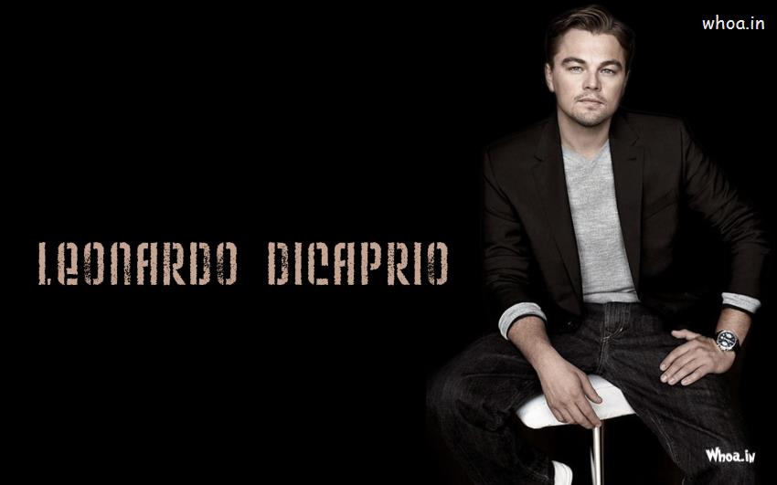 Leonardo Dicaprio Sitting On Chair