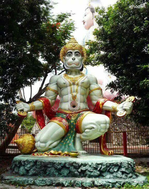 Lord Hanuman Statue HD Wallpaper