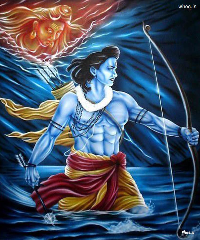 Lord Ram And Shiv Art Painting