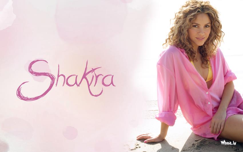 Shakira Photoshoot On Beach