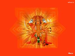 Panchmukhi Hanuman HD Wallpaper
