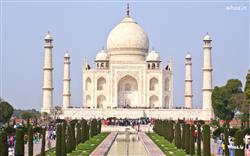 Taj Mahal Front View HD Wallpaper