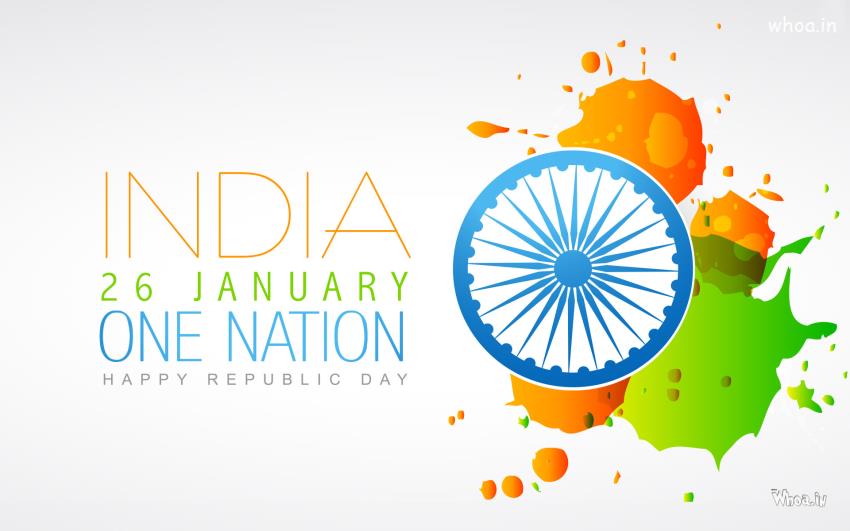 26 January Happy Republic Day India HD Wallpaper