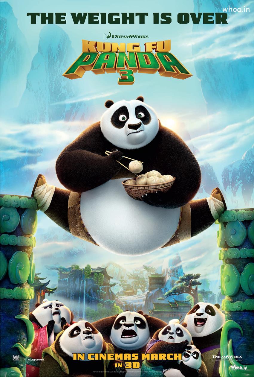 Hollywood Animation Movie Kung Fu Panda 3 Poster