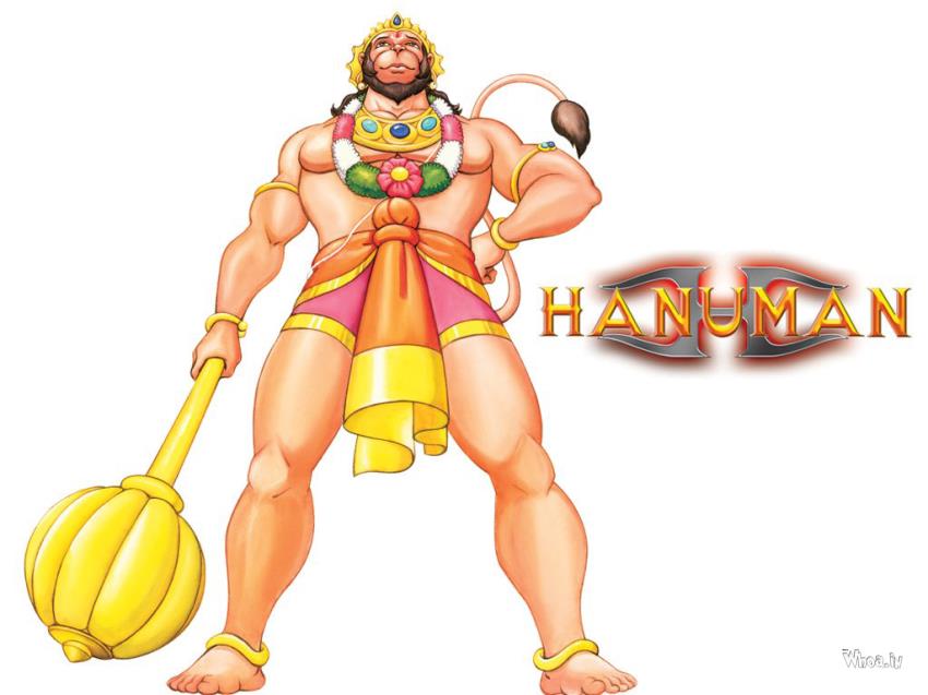 Lord Hanuman Cartoon HD Wallpaper