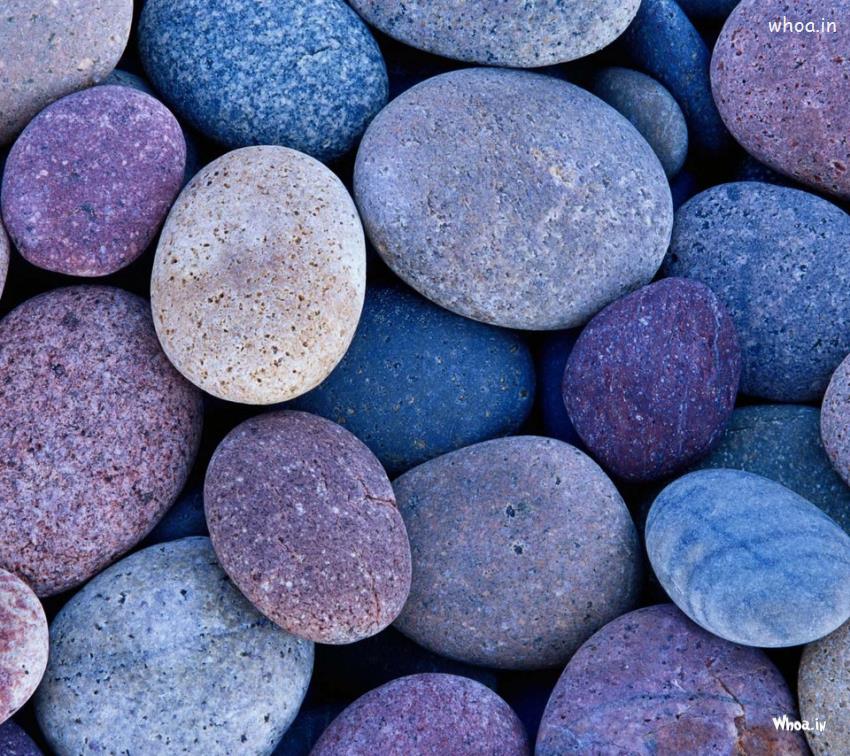 Multi Colour Round Shapes Stones HD Wallpaper