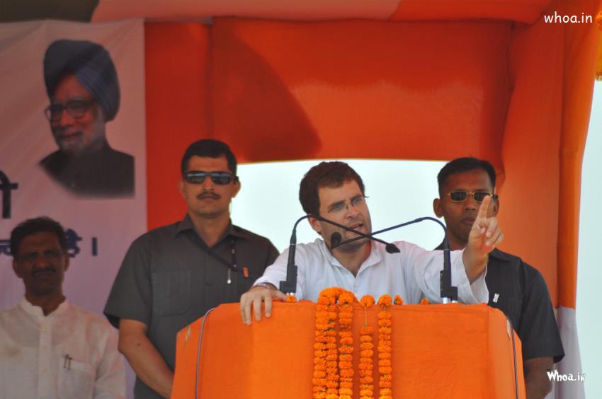 Rahul Gandhi Speech HD Wallpaper