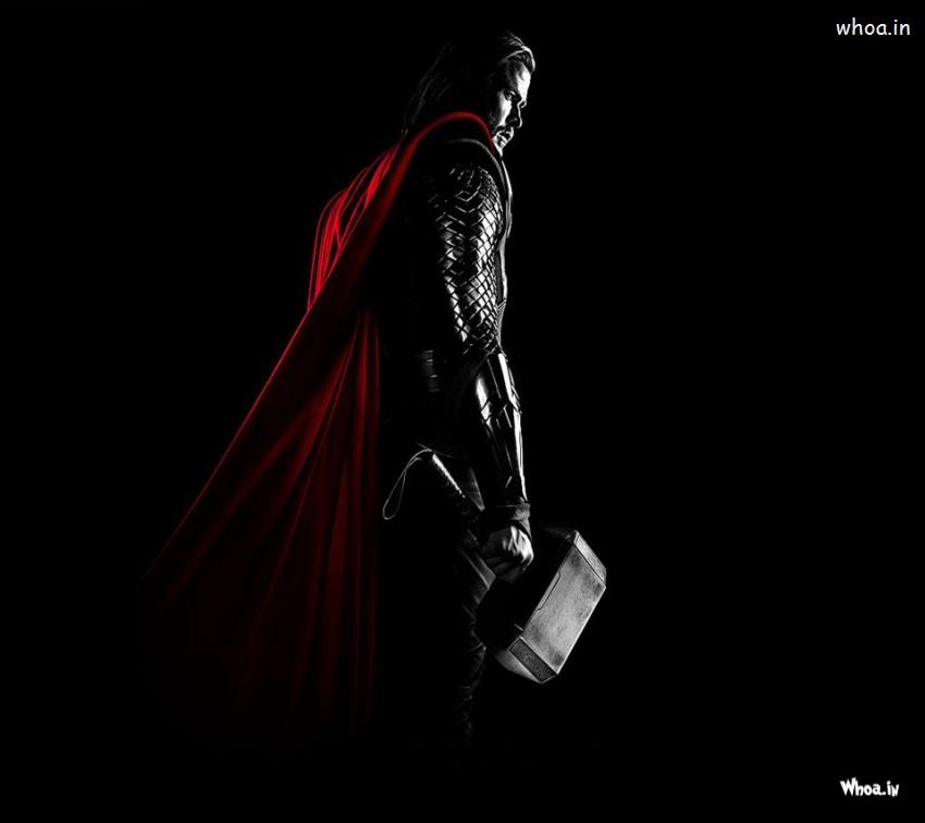 Thor With Dark Background HD Wallpaper