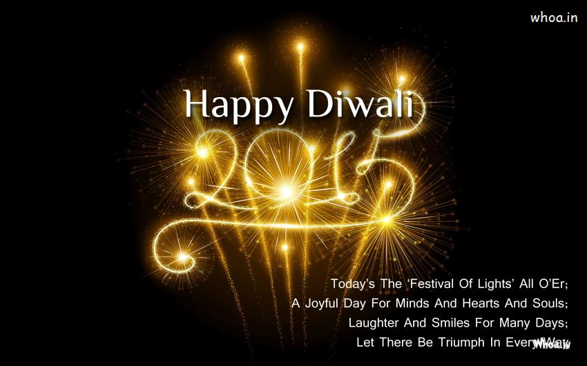 Wsh U Happy Diwali 2015 With Quotes HD Wallpaper