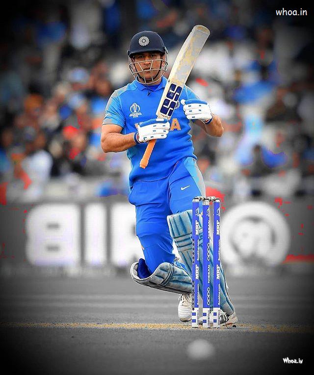 M S Dhoni Playing Cricket Indian Cricketer Hd Mobile Wallpaper & Image