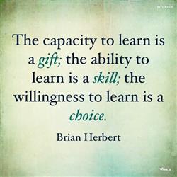 The beautiful Education thought ago gift, skill, and choice