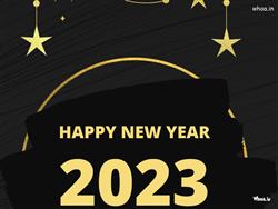 Black Background new year HD wishes images downloa