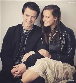 Dylan Minnette with Katherine Langford best pictur