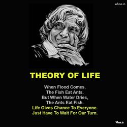 Theory of life quotes of Abdul Kalam