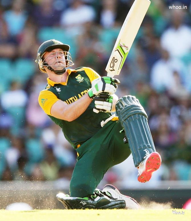 Ab De Villiers South African Cricketer Playing Shot Hd Image  #3 Ab-De -Villiers Wallpaper