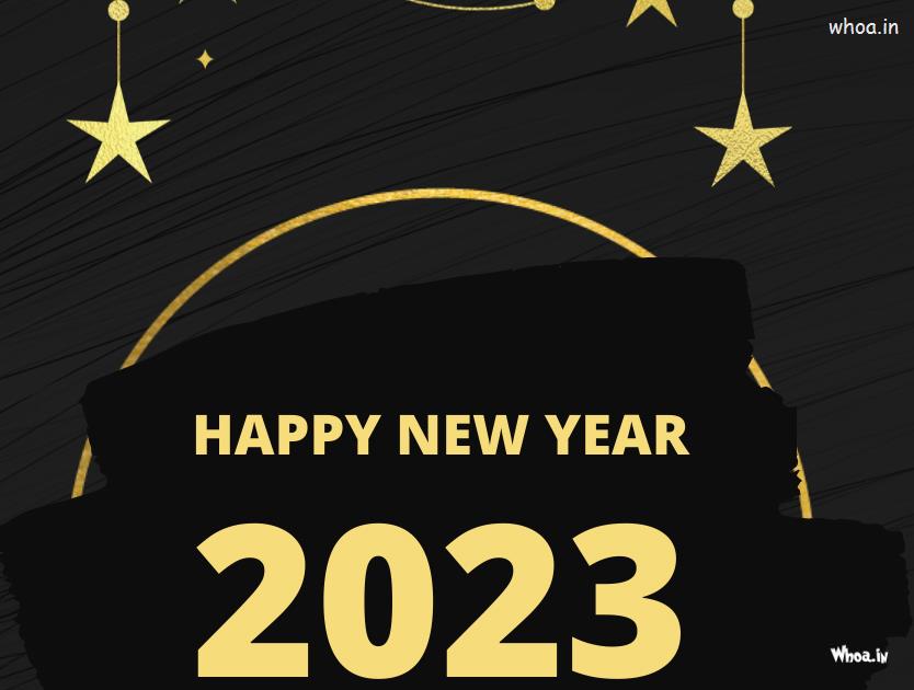 Black Background New Year HD Wishes Images Download