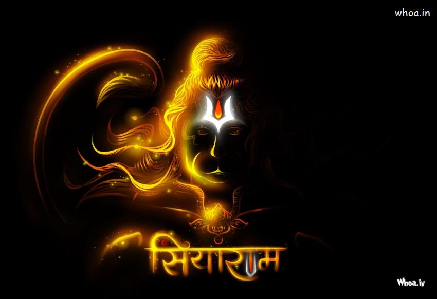 Hanuman In Black Smoke Background Hanuman, HD Wallpaper
