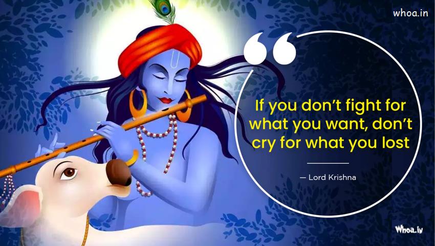 Krishna Quotes - Lord Krishna Quote Images For Free Download