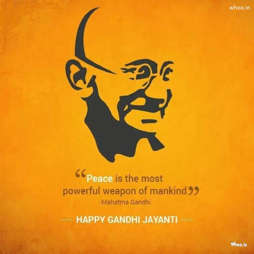 Latest Best Happy Gandhi Jayanti Gif Images Photos
