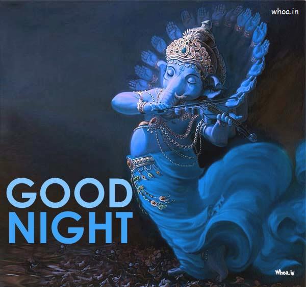 Good Night Wishes With Ganesha Pictures , Good Night