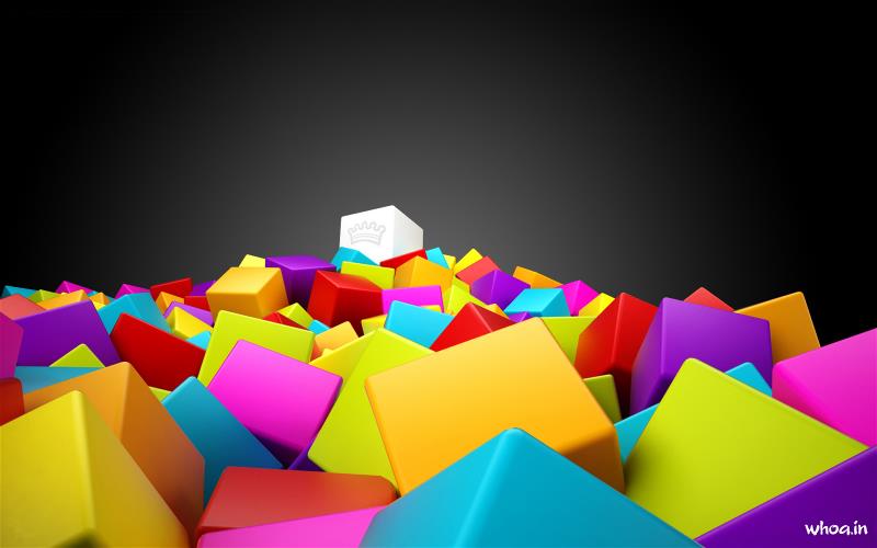 Colorful Squares 3D, Hd And Beautiful 