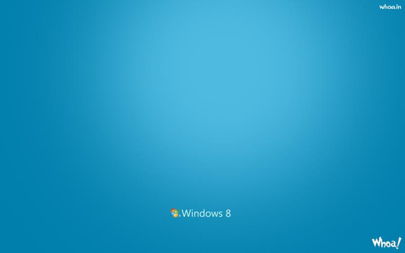 Windows 8 Sky Blue Color Wonderful Hd Wallpapers For Desktop
