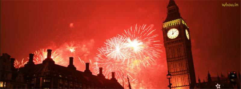 London New Year Facebook Cover