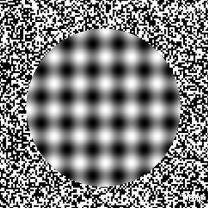 Round Shape Optical Illusion
