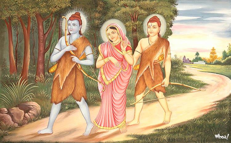 Lord Shri Ram Art Wallpaper