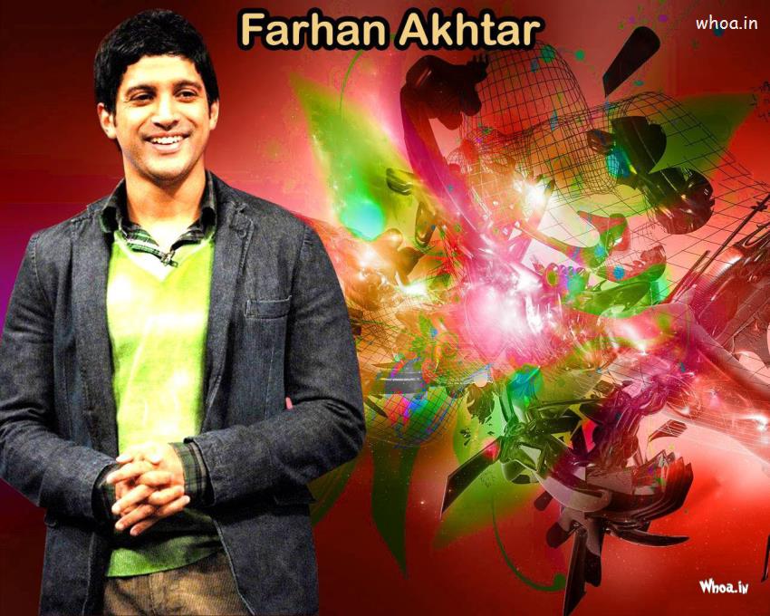 Farhan Akhtar Red Desktop Wallpaper