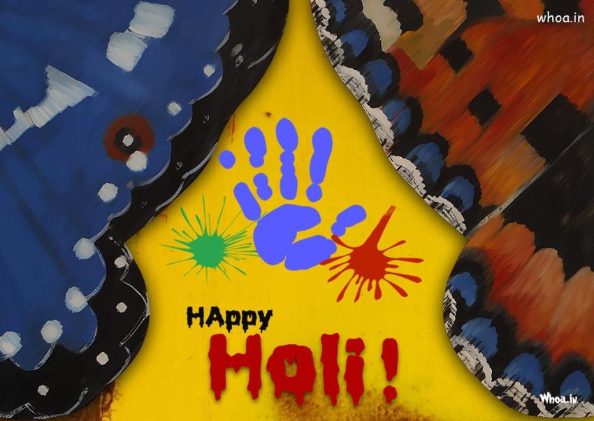 Happy Holi Creative Painting Hd Wallpaper