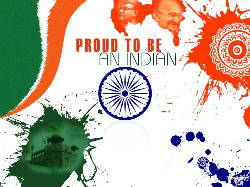 Republic Day Proud To Be India Hd Wallper