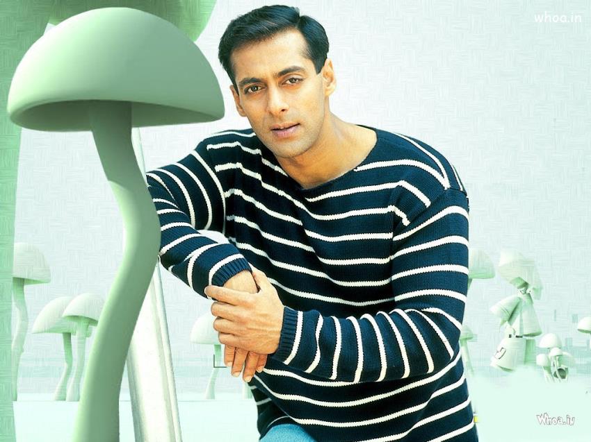 Salman Khan Young Green Hd Wallpaper