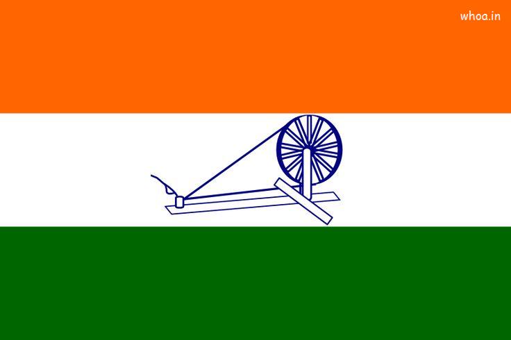 Wheel In Indian Flag Simple Hd Wallpaper