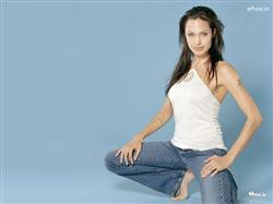 angelina jolie white hd wallpaper