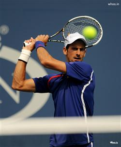 novak djokovic playing tennis shots
