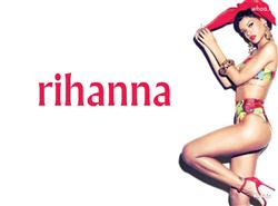  rihanna in colorful bikini