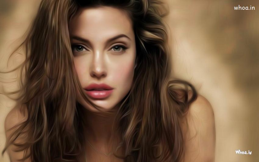 Angelina Jolie Gorgeous Face