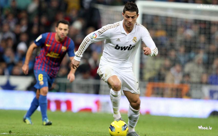 Cristiano Ronaldo Playing Football