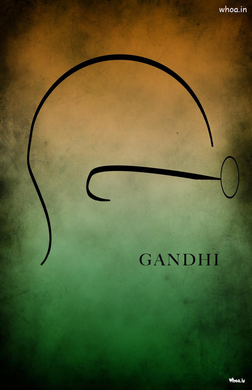 Freedom Fighter Mahatma Gandhi Wallpaper