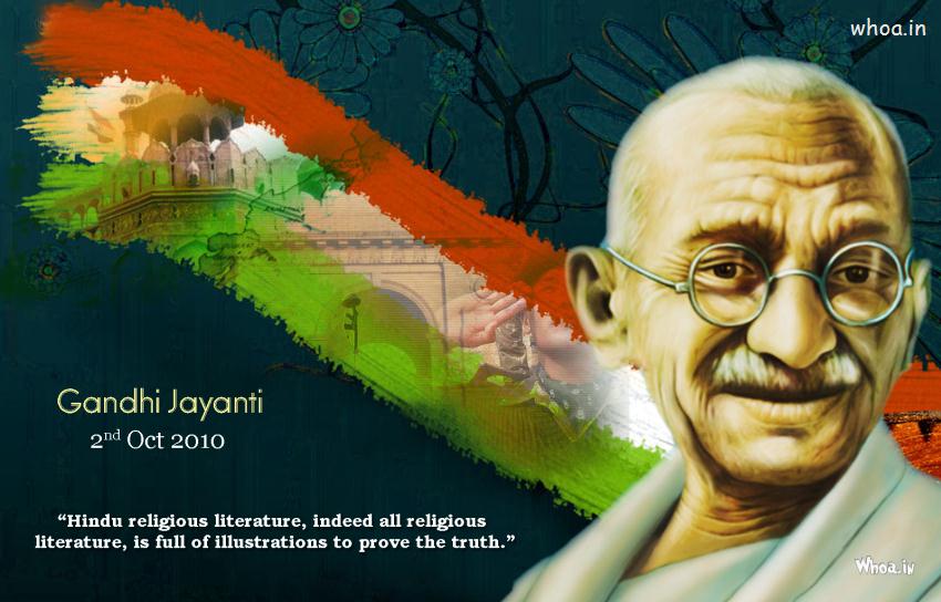 Gandhi Jayanti 2Nd October Wallpaper