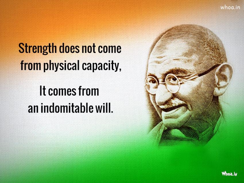 leadership quote of mahatma gandhi
