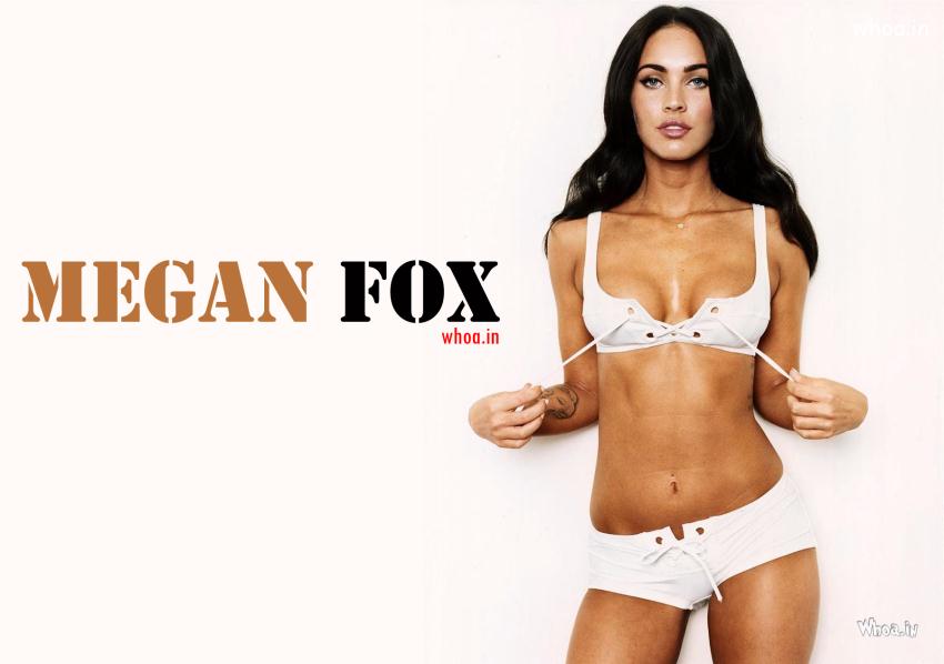 Megan Fox In White Bikini
