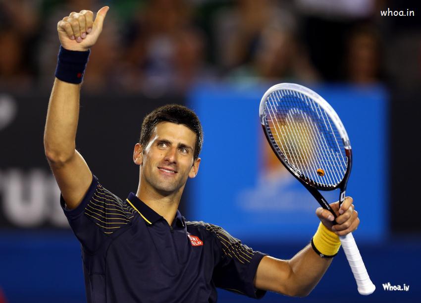 Novak Djokovic Celebrates Wallpaper