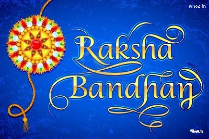 Raksha Bandhan Blue Hd Wallpaper