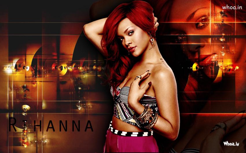 Rihanna's Colorful Wallpaper